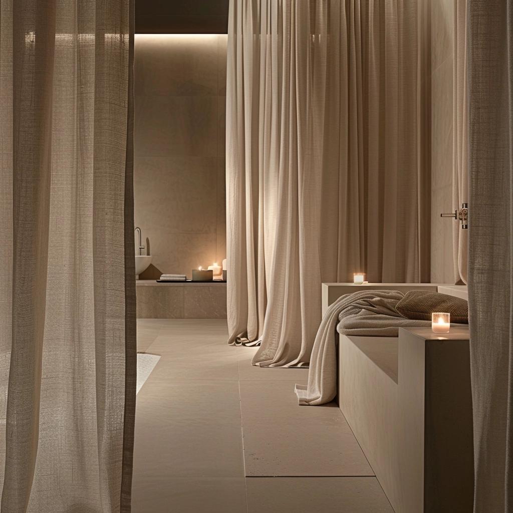 Unlock the Bathroom's Hidden Charm Unveiling Stunning Curtain Ideas. 1 Unlock the Bathroom's Hidden Charm Unveiling Stunning Curtain Ideas.