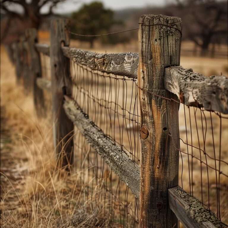 Unlock the Secrets of Captivating Wood and Wire Fence Designs.