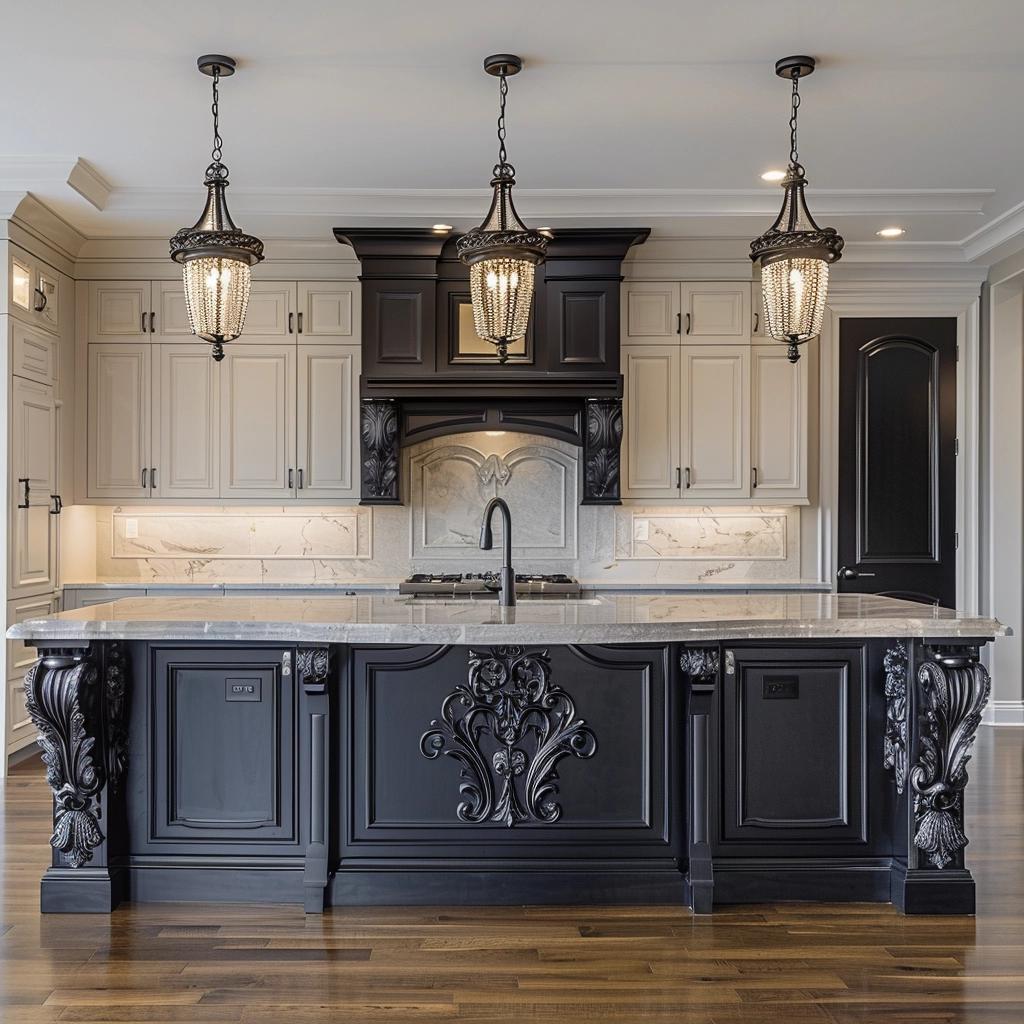 Unlock the Elegant Transformation: Kitchen Island Molding Hacks for a Stunning Centerpiece. 3 Unlock the Elegant Transformation: Kitchen Island Molding Hacks for a Stunning Centerpiece.