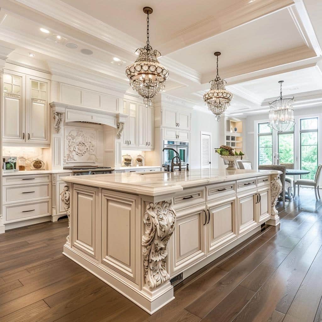 Unlock the Elegant Transformation: Kitchen Island Molding Hacks for a Stunning Centerpiece. 4 Unlock the Elegant Transformation: Kitchen Island Molding Hacks for a Stunning Centerpiece.
