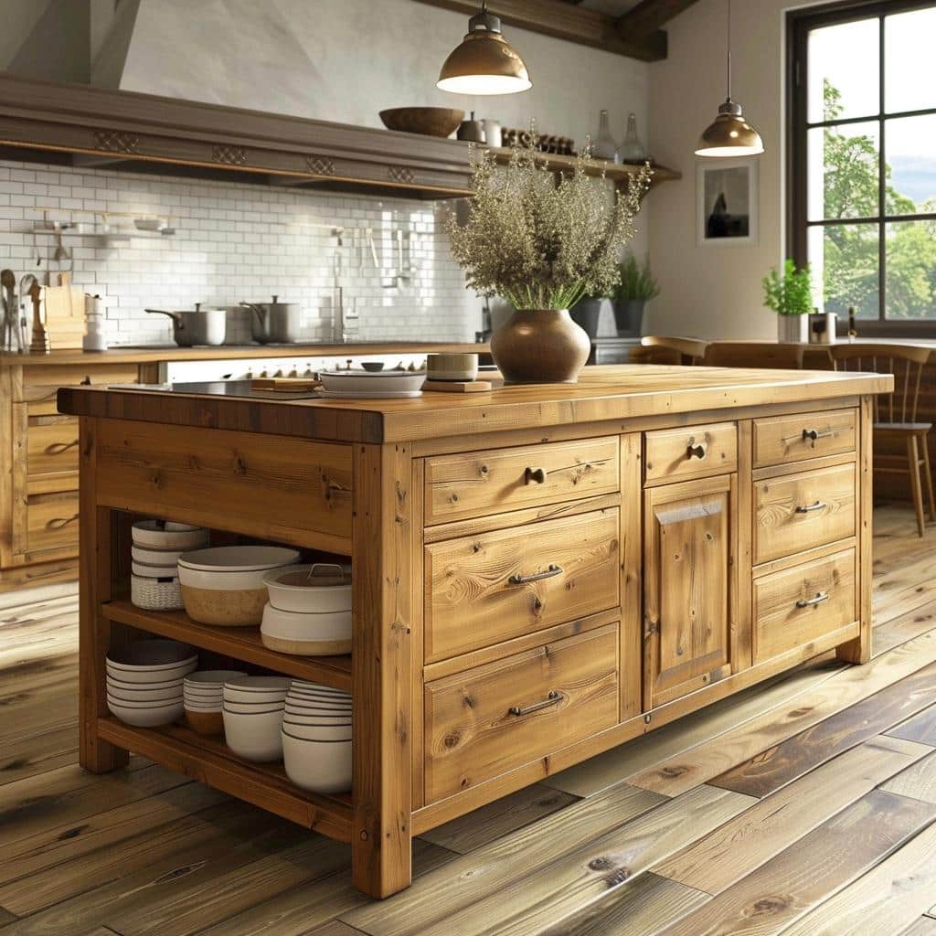 Unlock the Secrets of Crafting a Captivating Wood Kitchen Island! 2 Unlock the Secrets of Crafting a Captivating Wood Kitchen Island!