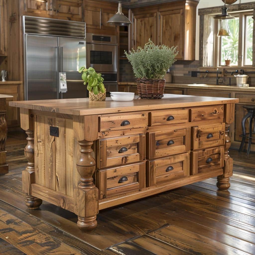 Unlock the Secrets of Crafting a Captivating Wood Kitchen Island! 3 Unlock the Secrets of Crafting a Captivating Wood Kitchen Island!