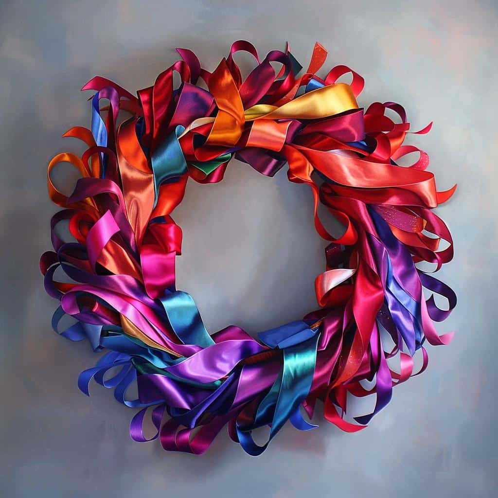 Unlock the Secrets to Creating a Mesmerizing Ribbon Wreath in Just a Few Easy Steps. 1 Unlock the Secrets to Creating a Mesmerizing Ribbon Wreath in Just a Few Easy Steps.