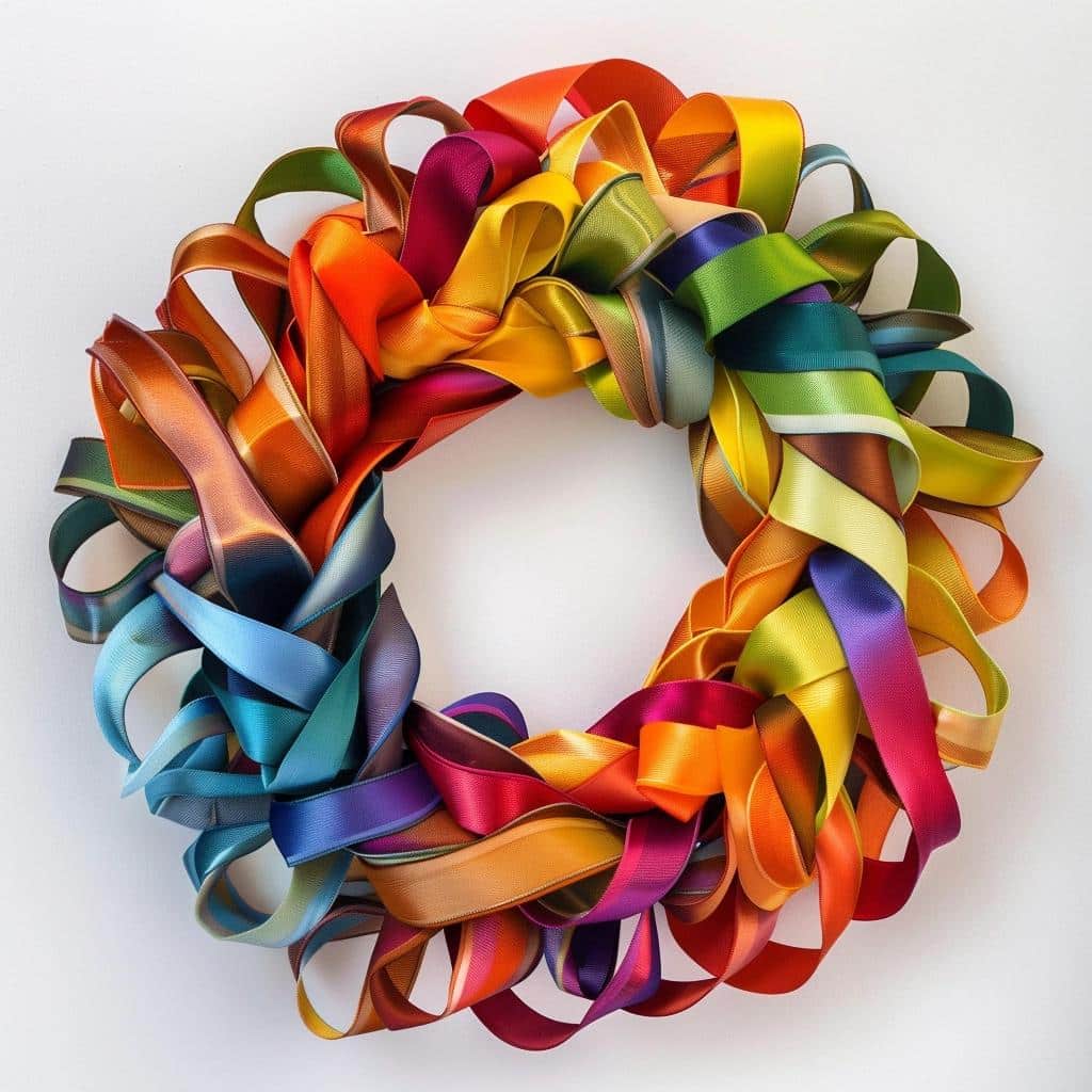 Unlock the Secrets to Creating a Mesmerizing Ribbon Wreath in Just a Few Easy Steps. 3 Unlock the Secrets to Creating a Mesmerizing Ribbon Wreath in Just a Few Easy Steps.