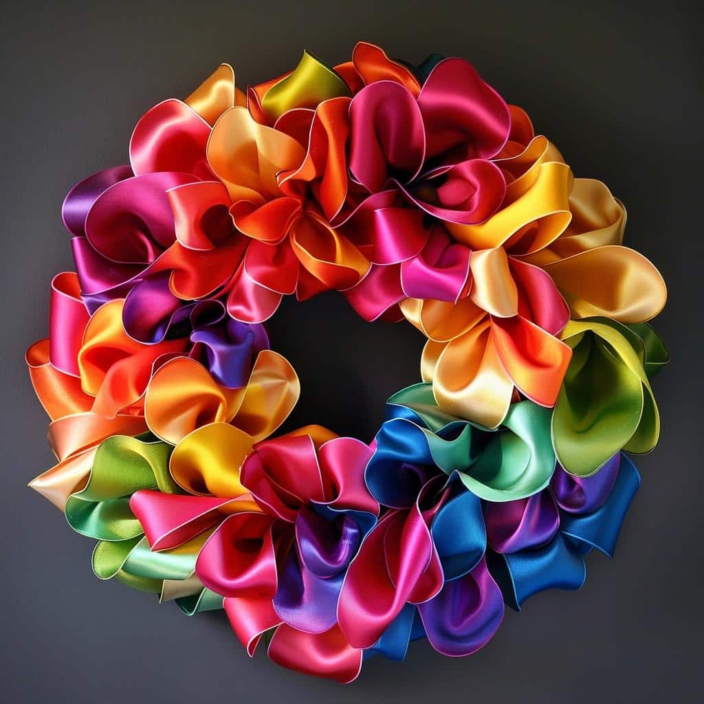 Unlock the Secrets to Creating a Mesmerizing Ribbon Wreath in Just a Few Easy Steps. 4 Unlock the Secrets to Creating a Mesmerizing Ribbon Wreath in Just a Few Easy Steps.