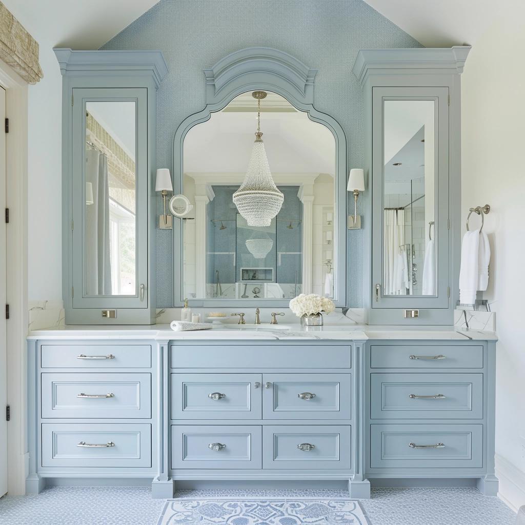 Unlock the Serene Charm of Blue Vanity Bathroom Ideas. 1 Unlock the Serene Charm of Blue Vanity Bathroom Ideas.