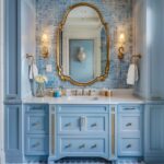 Unlock the Serene Charm of Blue Vanity Bathroom Ideas.