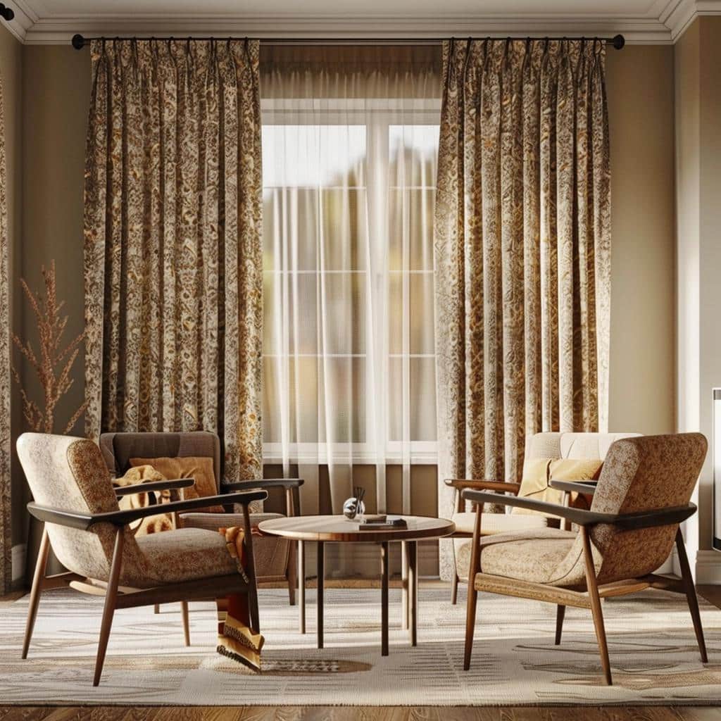 Unlock the Timeless Charm: Mid-Century Modern Living Room Curtains Unveiled. 3 Unlock the Timeless Charm: Mid-Century Modern Living Room Curtains Unveiled.