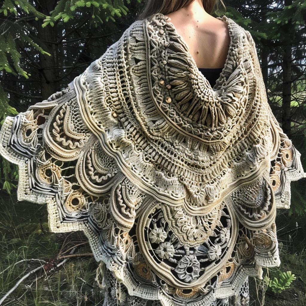 Unravel the Captivating Crochet Shawl: A Mesmerizing Masterpiece Unveiled. 1 Unravel the Captivating Crochet Shawl: A Mesmerizing Masterpiece Unveiled.