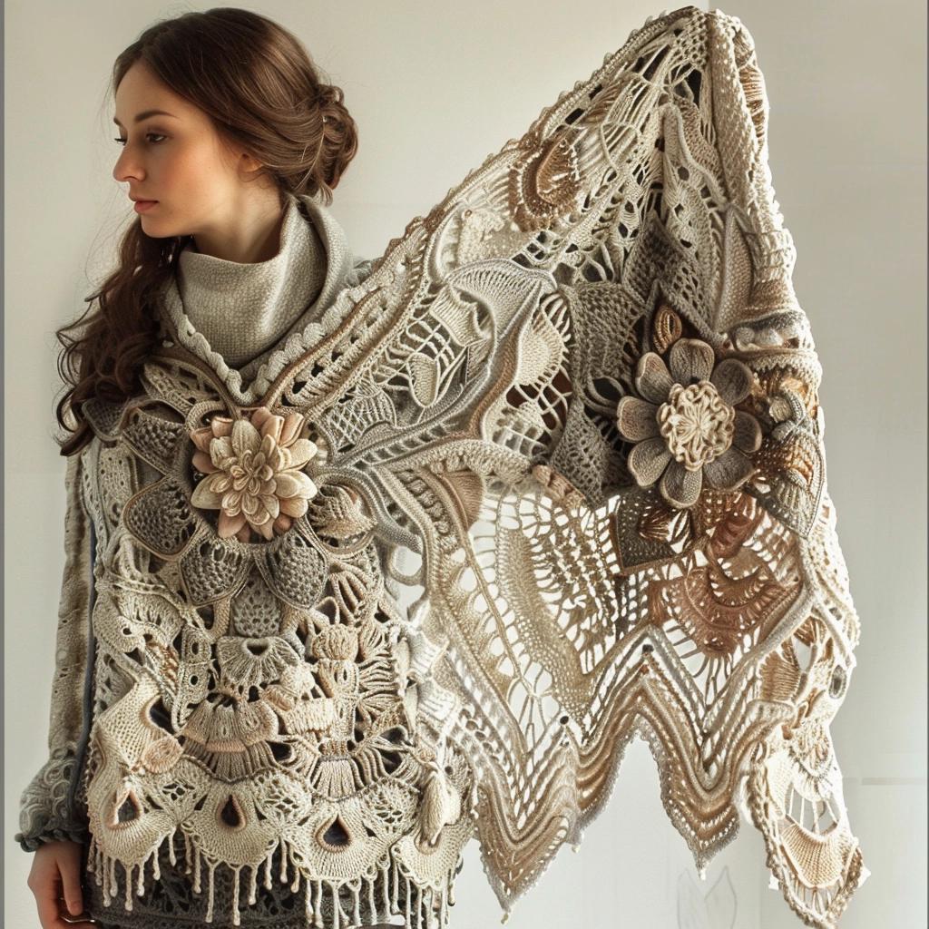 Unravel the Captivating Crochet Shawl: A Mesmerizing Masterpiece Unveiled. 2 Unravel the Captivating Crochet Shawl: A Mesmerizing Masterpiece Unveiled.