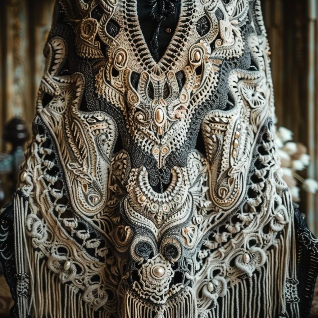 Unravel the Captivating Crochet Shawl: A Mesmerizing Masterpiece Unveiled. 3 Unravel the Captivating Crochet Shawl: A Mesmerizing Masterpiece Unveiled.