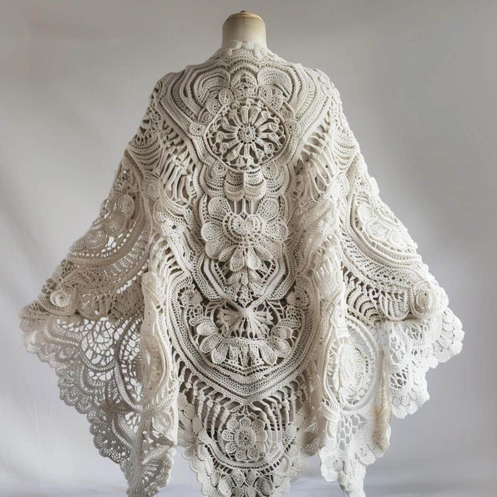 Unravel the Captivating Crochet Shawl: A Mesmerizing Masterpiece Unveiled. 4 Unravel the Captivating Crochet Shawl: A Mesmerizing Masterpiece Unveiled.