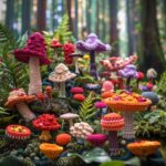 Unravel the Enchanting Secrets of Crocheted Mushrooms: A Mystical Crafting Adventure.