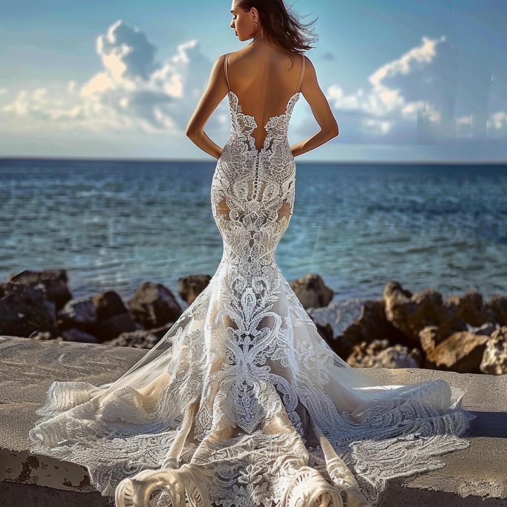 Unveiling The Enchanting Secrets Of The Lace Mermaid Wedding Dress