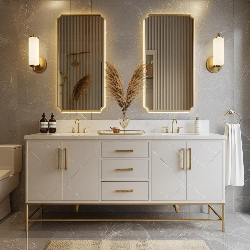 Unveiling the Secrets of the Captivating 60-Inch Bathroom Vanity. 1 Unveiling the Secrets of the Captivating 60-Inch Bathroom Vanity.