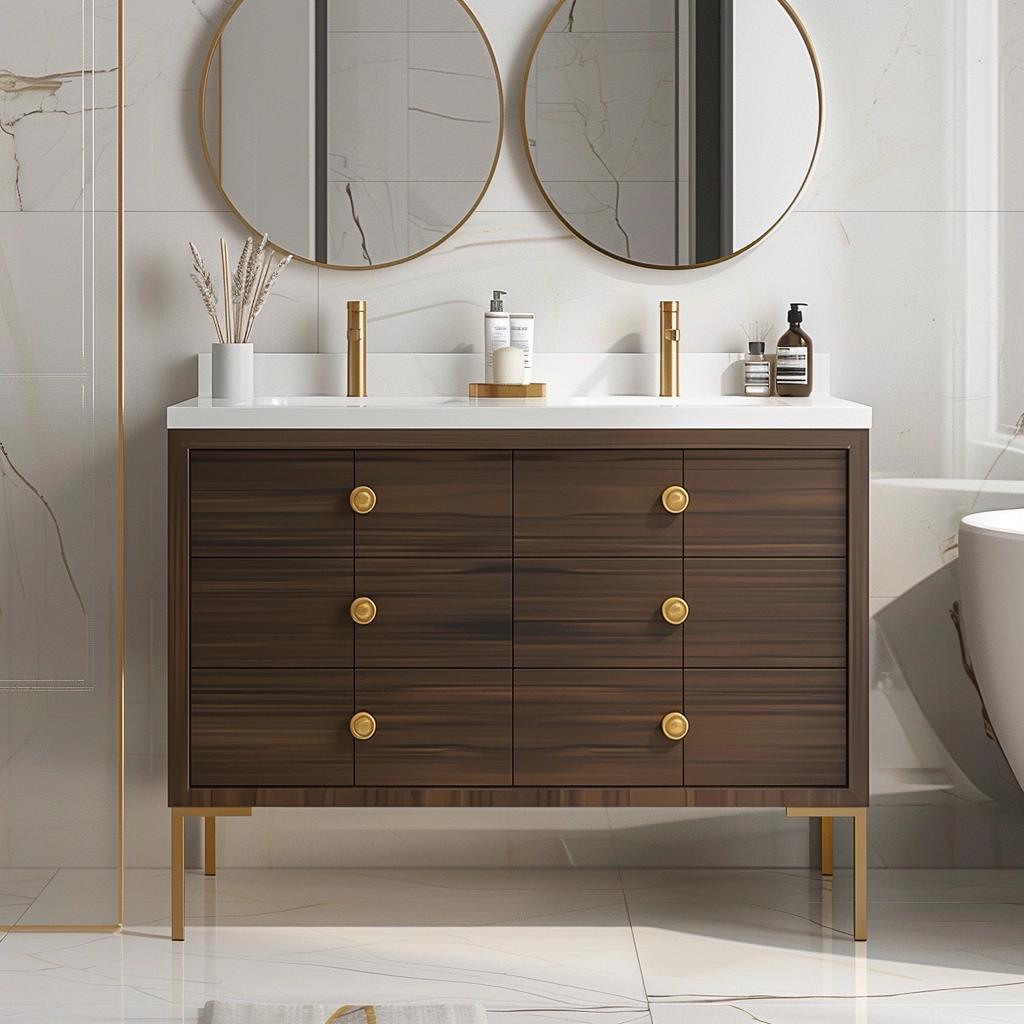 Unveiling the Secrets of the Captivating 60-Inch Bathroom Vanity. 3 Unveiling the Secrets of the Captivating 60-Inch Bathroom Vanity.