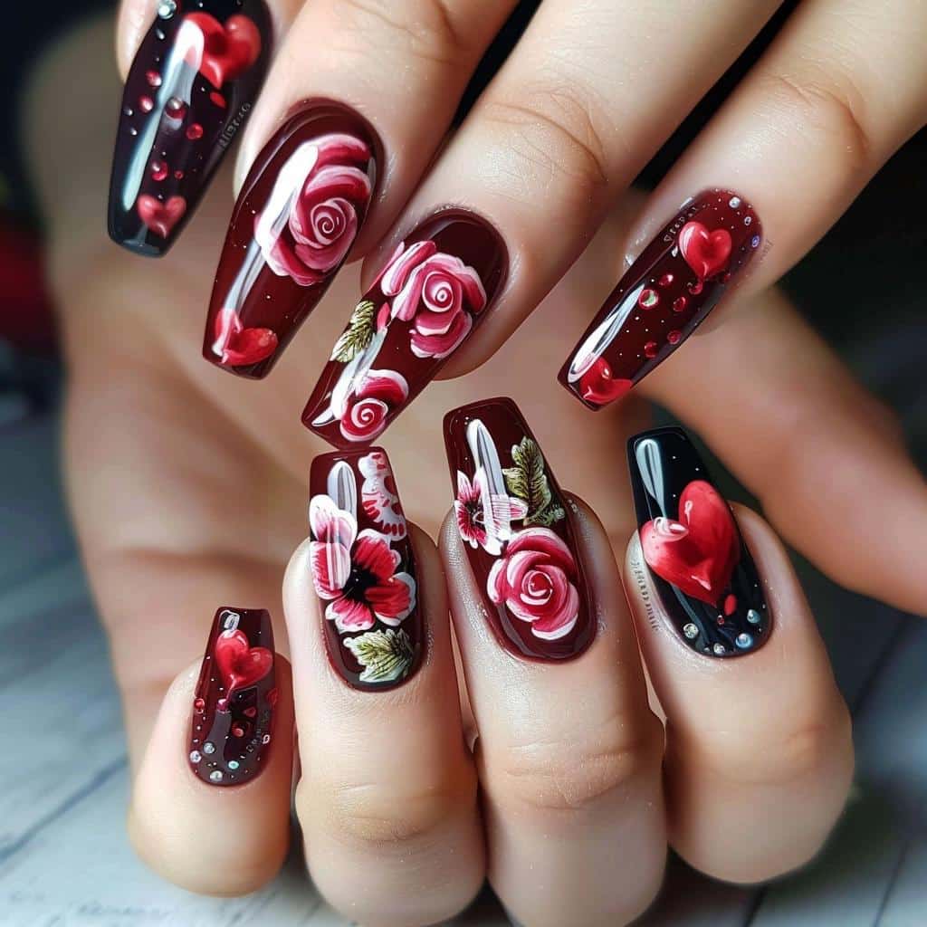 VALENTINE'S NAILS: THE CAPTIVATING DESIGNS THAT WILL STEAL YOUR HEART. 2 VALENTINE'S NAILS: THE CAPTIVATING DESIGNS THAT WILL STEAL YOUR HEART.