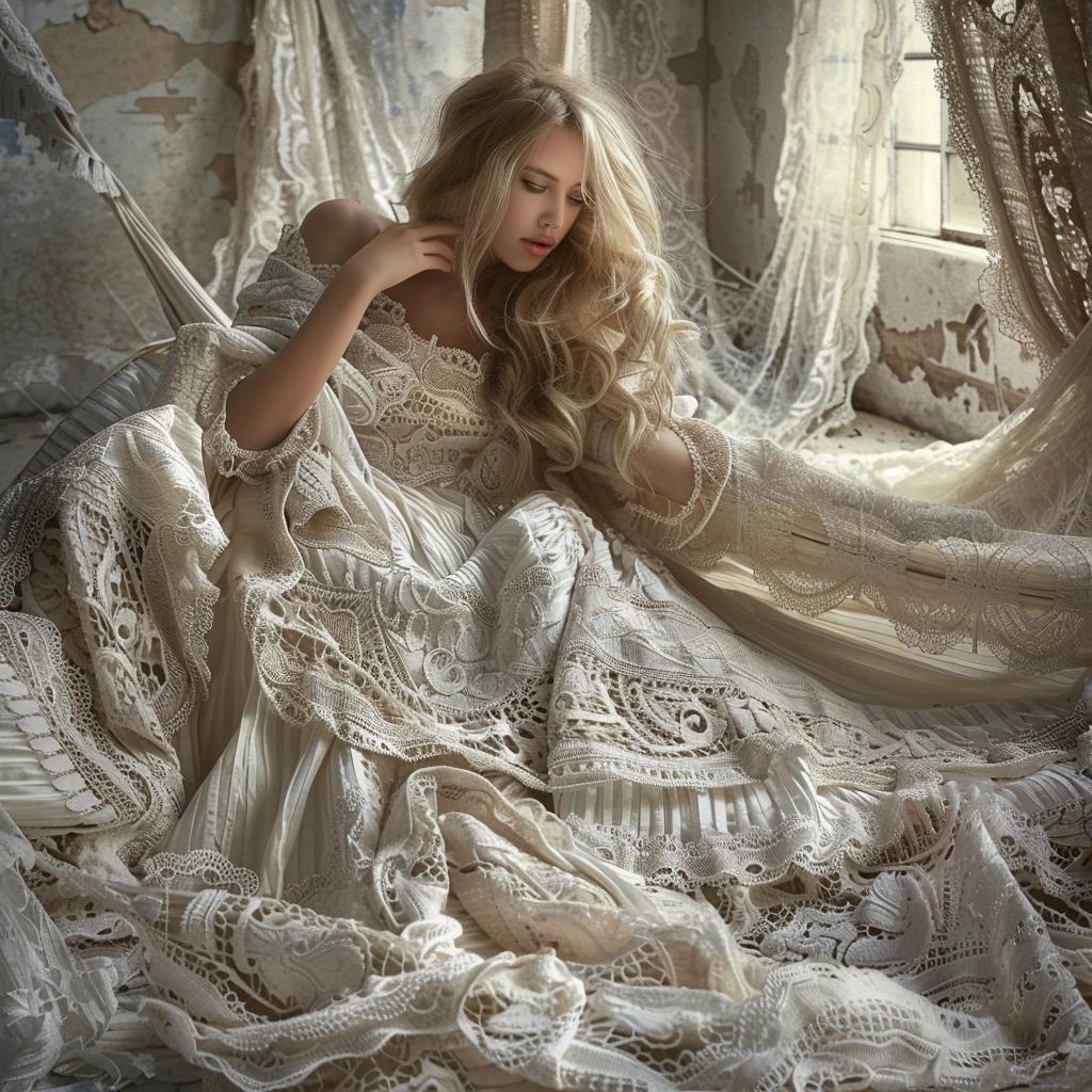 WHITE LACE DRESSES - THE UNEXPECTED ALLURE THAT CAPTIVATES. 2 WHITE LACE DRESSES - THE UNEXPECTED ALLURE THAT CAPTIVATES.