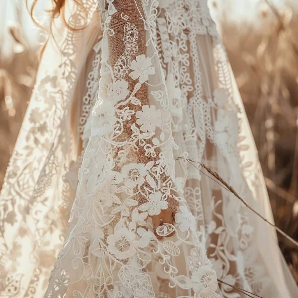You Won't Believe How Stunning This Boho Lace Wedding Dress Really Is. 4 You Won't Believe How Stunning This Boho Lace Wedding Dress Really Is.