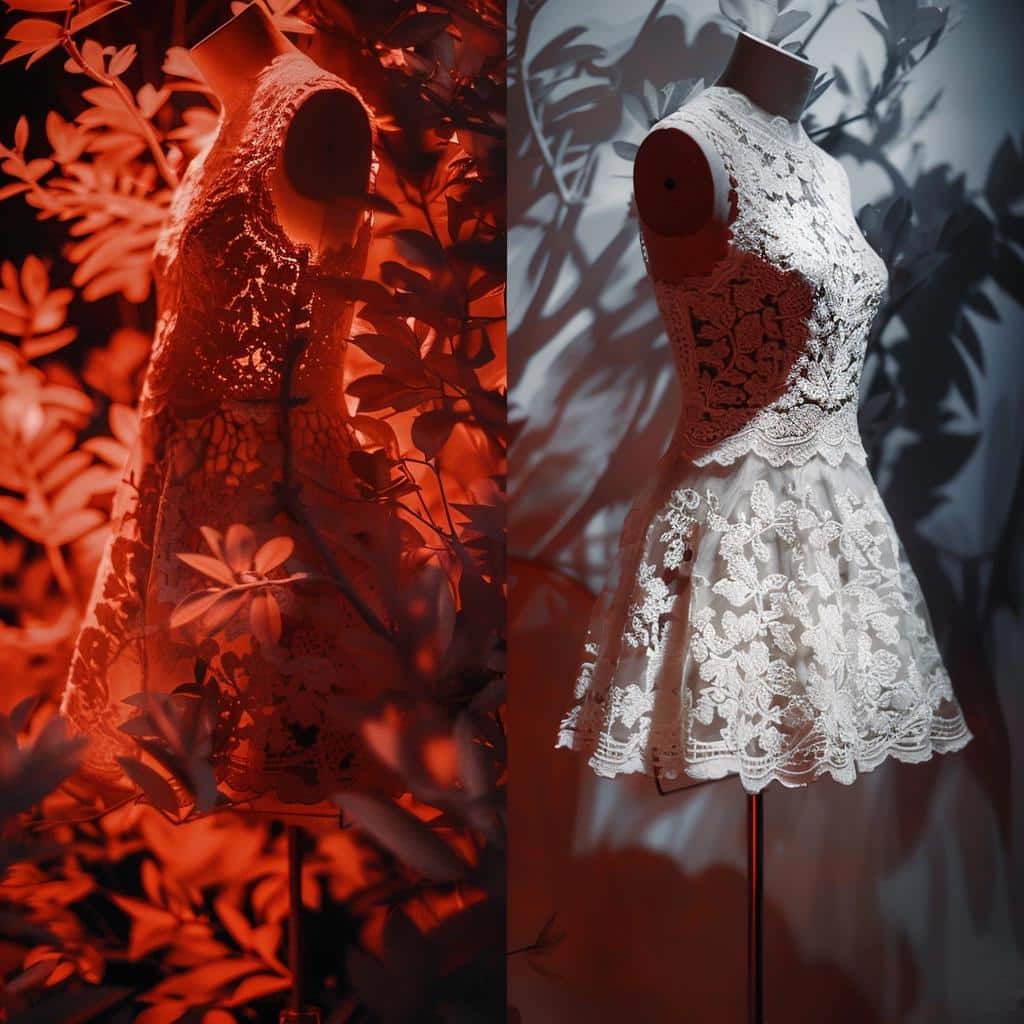 You Won't Believe the Stunning Transformation of This White Lace Mini Dress.