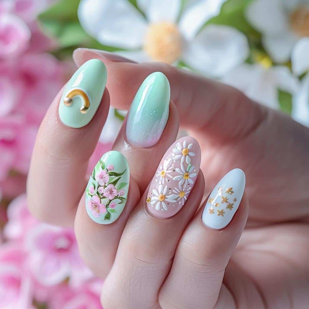 Blossom into Spring Style: 47 Chic + Colorful Nail Designs to Refresh Your Mani