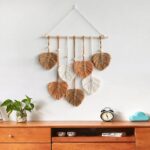 Captivating Macrame Leaf Wall Hanging Adds Earthy Charm to Any Space. Captivating Macrame Leaf Wall Hanging Adds Earthy Charm to Any Space.