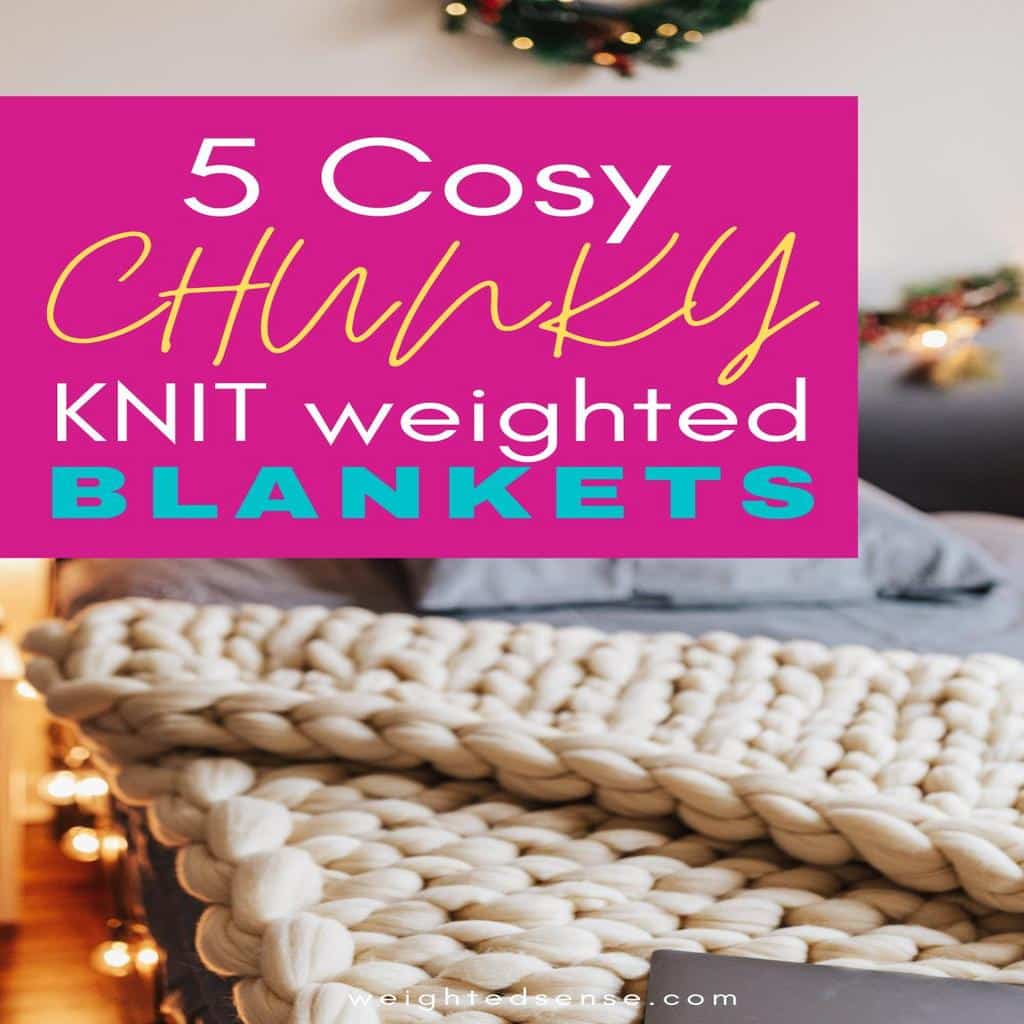 Cozy Comfort Cocoon Knit Weighted Blanket Provides Soothing Relaxation