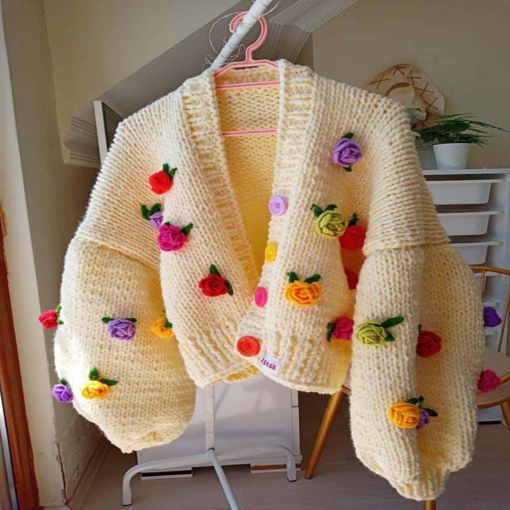 Cozy Comfort Knit Cardigan Crafted for Timeless Style.