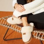 Cozy Up in Comfort Knit Slippers.