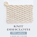 Cozy Waffle Knit Dishcloth A Charming and Practical Textile for Your Kitchen.