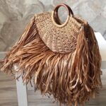 Crafty Charm Macrame Bag A Stylish and Functional Accessory for Everyday Adventures.