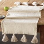 Effortless Elegance Elevated Macrame Table Runner.