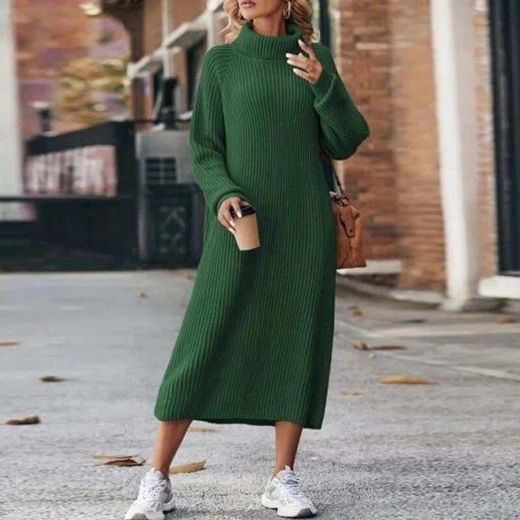 Elegant Knit Dress for Effortless Chic Style.