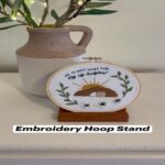 Elevate Your Embroidery Crafting with this Versatile Hoop Stand. Elevate Your Embroidery Crafting with this Versatile Hoop Stand.