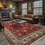 Elevate Your Living Space with a Captivating Red Persian Rug. Elevate Your Living Space with a Captivating Red Persian Rug.