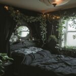 Elevating Gothic Elegance Bedroom Transformation Ideas.