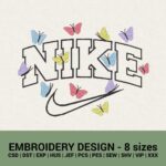 Enchanting Botanical Embroidery Art.