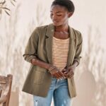 Versatile Knit Blazer Elevates Casual to Chic.