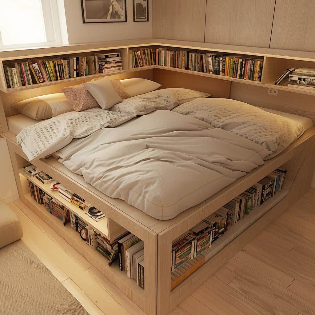 3 Functional Bookcase Bed Ideas for Compact Rooms 1 3 Functional Bookcase Bed Ideas for Compact Rooms