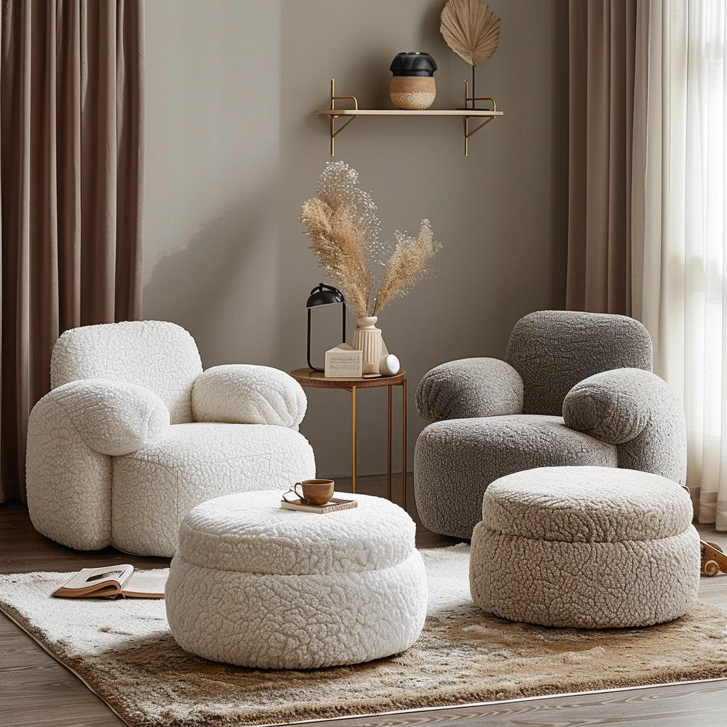 5 Cozy Oversized Chairs with Ottoman for Small Spaces 4 5 Cozy Oversized Chairs with Ottoman for Small Spaces