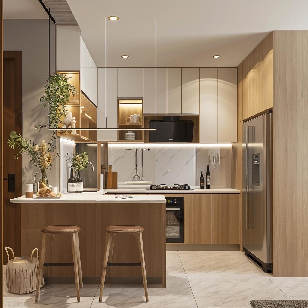 5 Smart Solutions to Maximize Space in Apartments with Customized Kitchens 2 5 Smart Solutions to Maximize Space in Apartments with Customized Kitchens