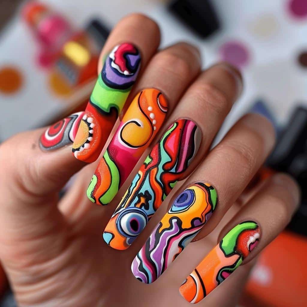 5 colorful nail ideas to use in 2024 4 5 colorful nail ideas to use in 2024