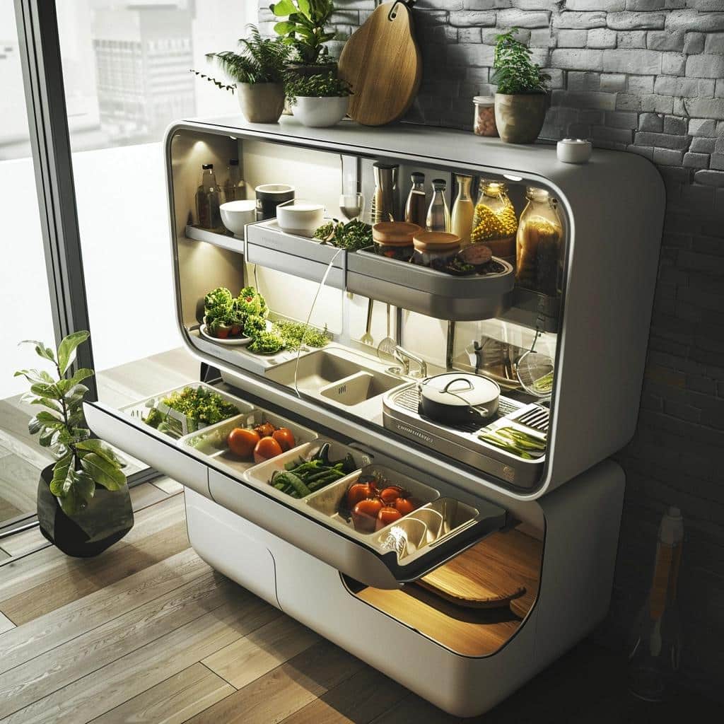 7 Creative Solutions for Compact Environments in Small Planned Kitchens 1 7 Creative Solutions for Compact Environments in Small Planned Kitchens