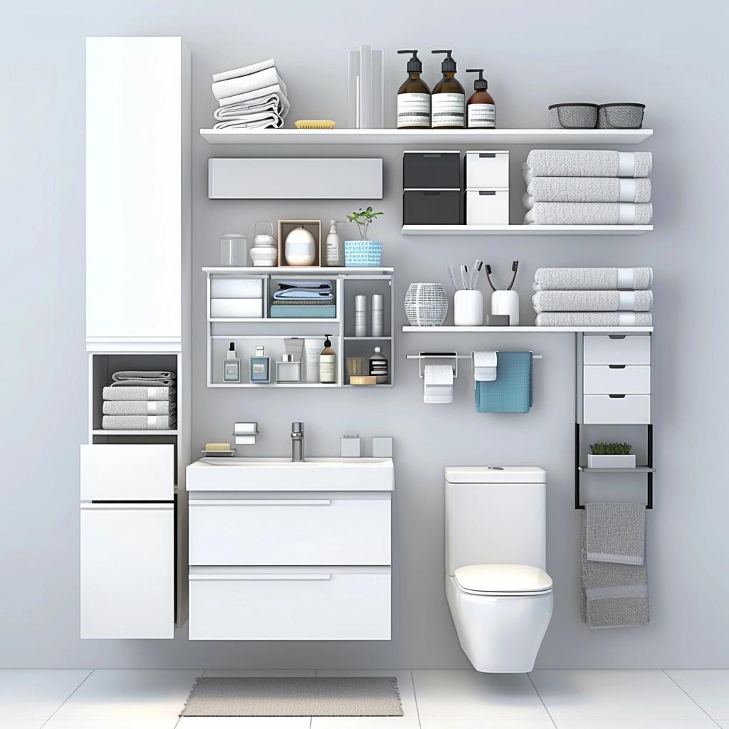 7 Functional Solutions for Choosing Small Bathroom Cabinets 3 7 Functional Solutions for Choosing Small Bathroom Cabinets