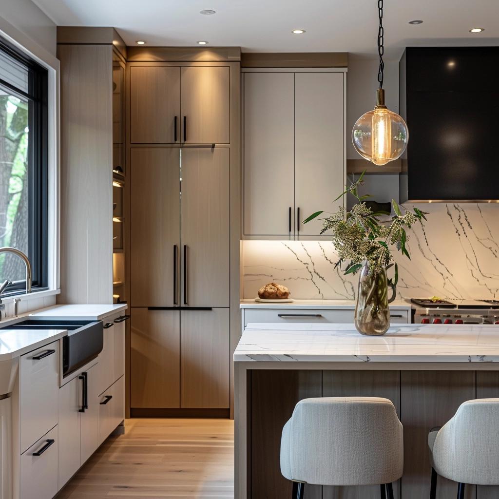 7 Practical Tips for Functional Optimization with Custom Cabinets in Kitchens, Saving Space 4 7 Practical Tips for Functional Optimization with Custom Cabinets in Kitchens, Saving Space