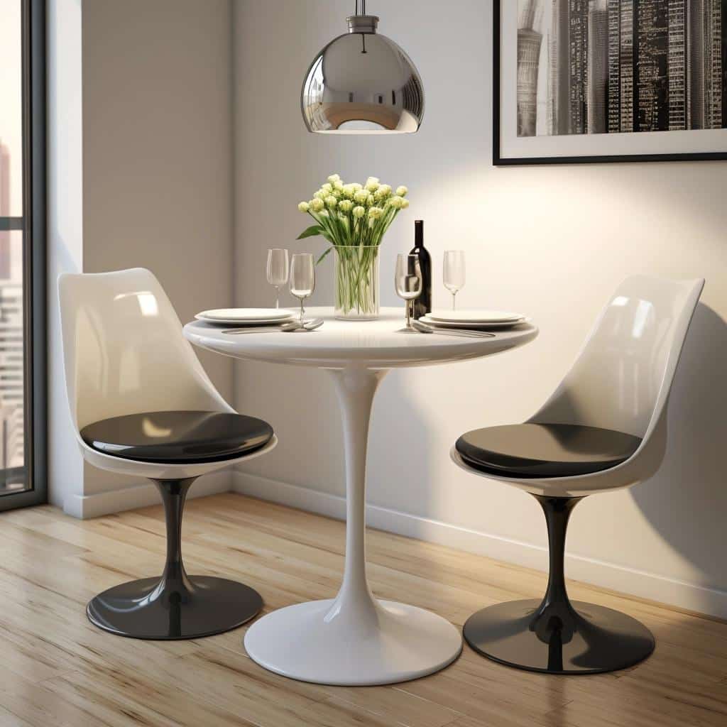 7 Stylish Pedestal Tables for Tiny Areas 1 7 Stylish Pedestal Tables for Tiny Areas