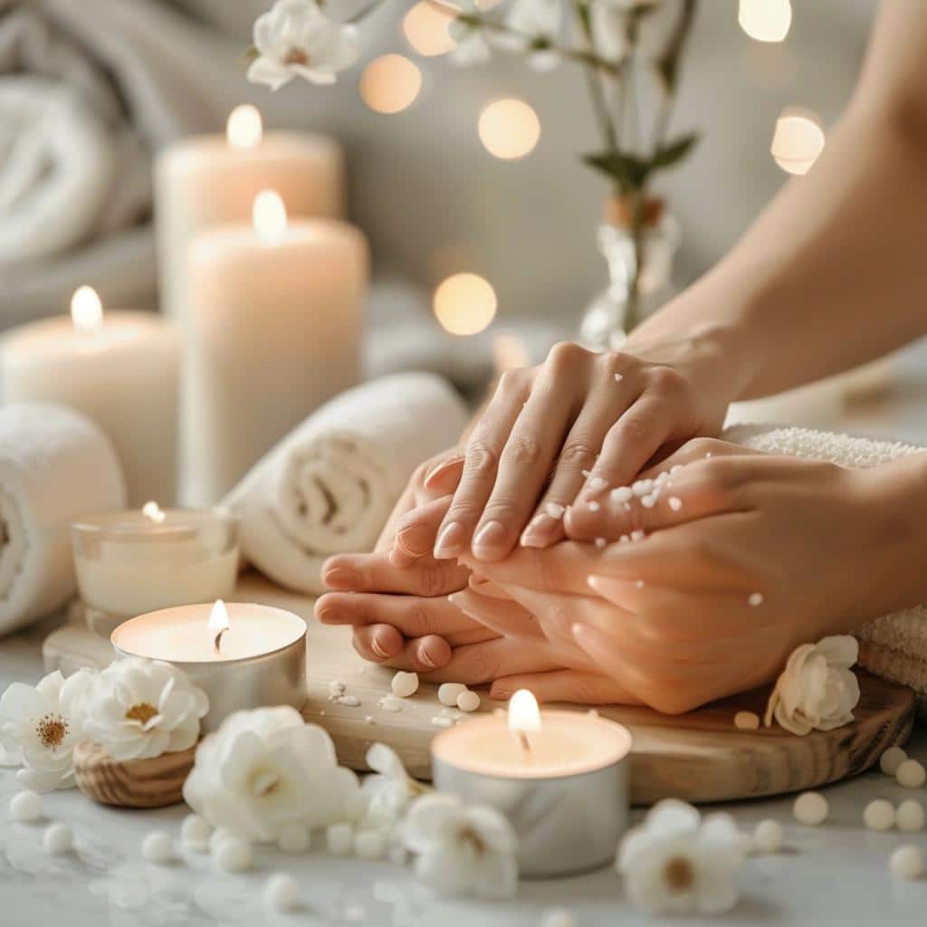 TITLE: Unlock the Secrets of a Blissful Nail Spa Day: 7 Tips for Rejuvenation.