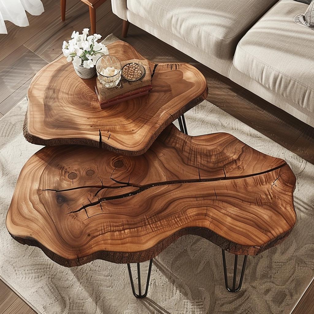 3 Functional Live Edge Coffee Table Ideas for Compact Rooms 2 3 Functional Live Edge Coffee Table Ideas for Compact Rooms