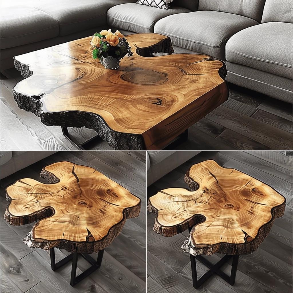 3 Functional Live Edge Coffee Table Ideas for Compact Rooms 4 3 Functional Live Edge Coffee Table Ideas for Compact Rooms