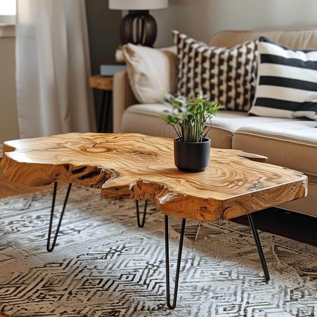 5 Space-Saving Live Edge Coffee Tables for Limited Spaces 3 5 Space-Saving Live Edge Coffee Tables for Limited Spaces